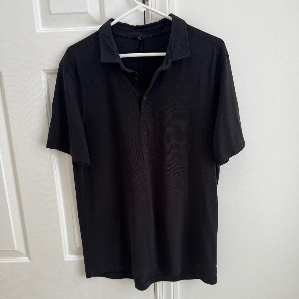 Lululemon Evolution Polo Shirt – Men’s Large – Black